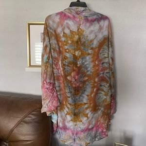COPY - 🆕 Rayon Cocoon Wrap Shawl Ice Dye Tie Dye